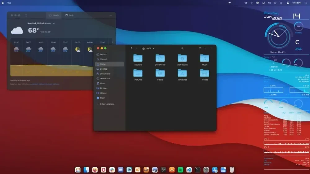 Desktop environment