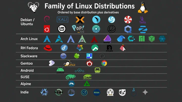 Silsilah Keluarga Linux: Peta Lengkap Distro & Turunannya
