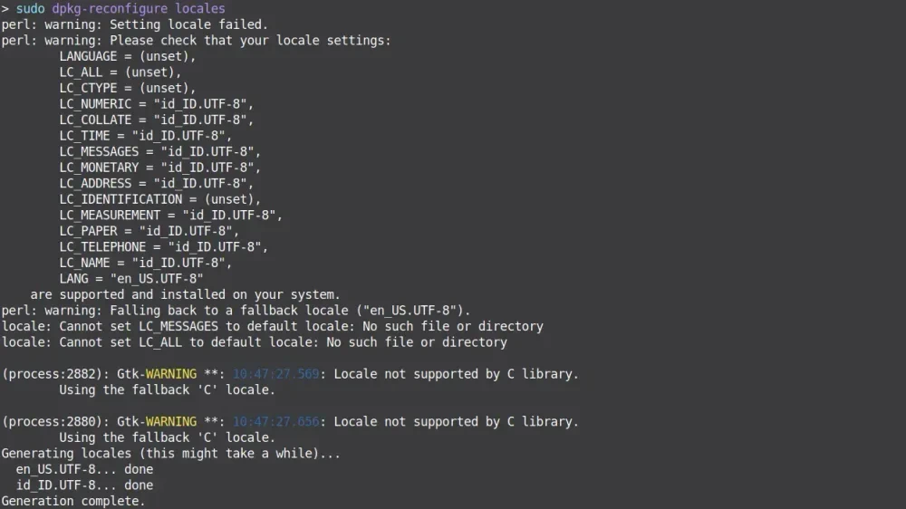 Langkah perbaikan sistem operasi linux debian lewat command line