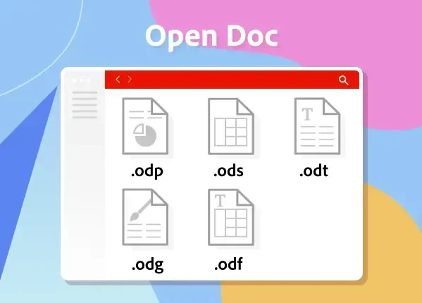 Ilustrasi berbagai format file dokumen