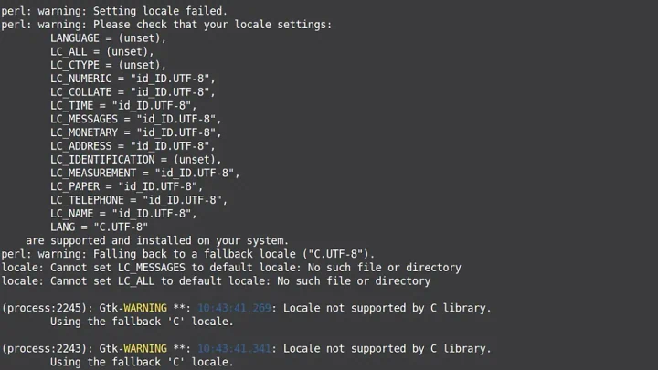Cara Mengatasi Error Locale "perl: warning: Setting locale failed" di Debian & Ubuntu