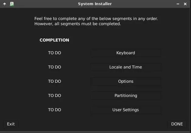 Drauger OS di VirtualBox