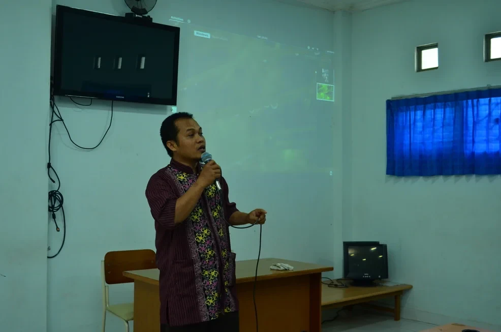 Suasana presentasi di SMKN 7 Samarinda
