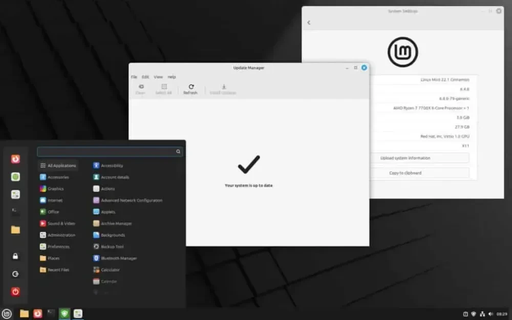 Wizard Upgrade Linux Mint