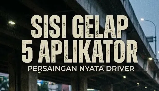 Pejuang aspal menunggu orderan