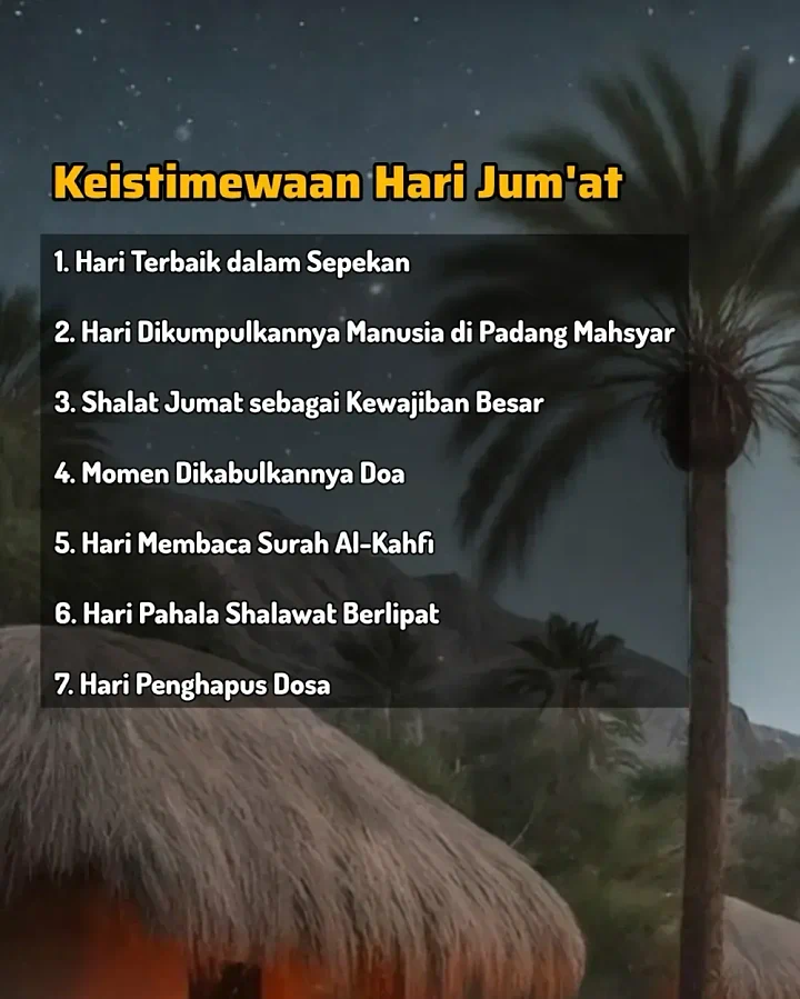 Keistimewaan Hari Jumat: 7 Amalan & Doa Mustajab