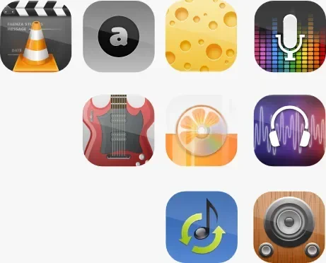 Screenshot aplikasi multimedia player di BlankOn