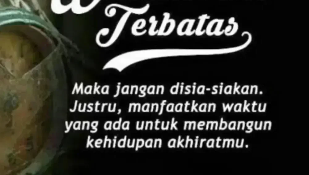 Ilustrasi memanfaatkan waktu untuk ibadah