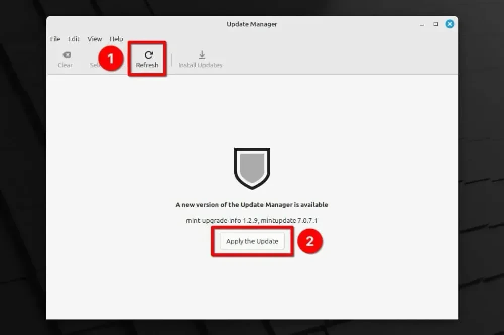 Membuat snapshot dengan Timeshift
