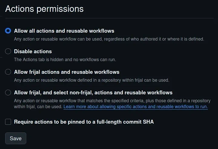 Mengamankan Repositori: Panduan Lengkap Actions Permissions di GitHub