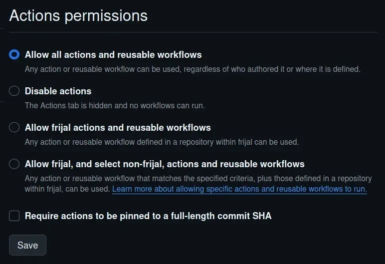 Mengamankan Repositori: Panduan Lengkap Actions Permissions di GitHub