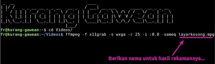 Screencast Desktop Super Gampang di Linux pakai FFmpeg