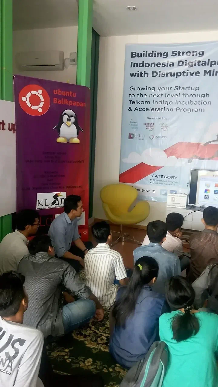 KPLI Balikpapan - Rilis Party Ubuntu 16.04 di DiLo Telkom