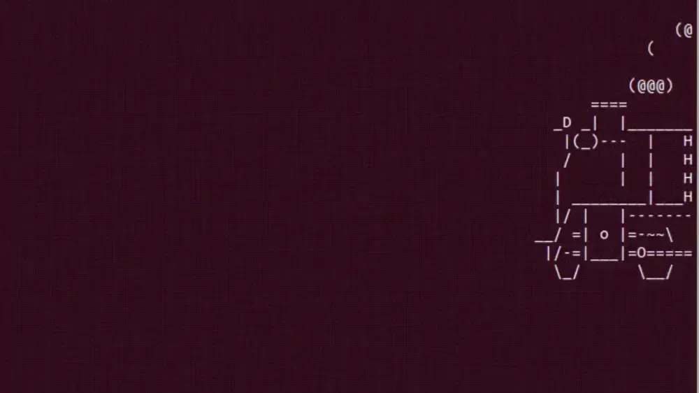 Kereta SL Linux: Animasi Terminal Akibat Salah Ketik