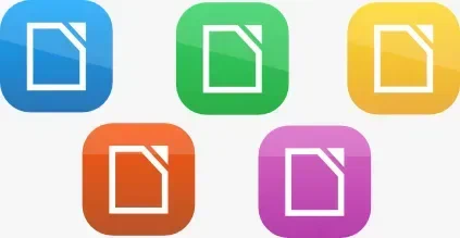 Screenshot aplikasi perkantoran di BlankOn