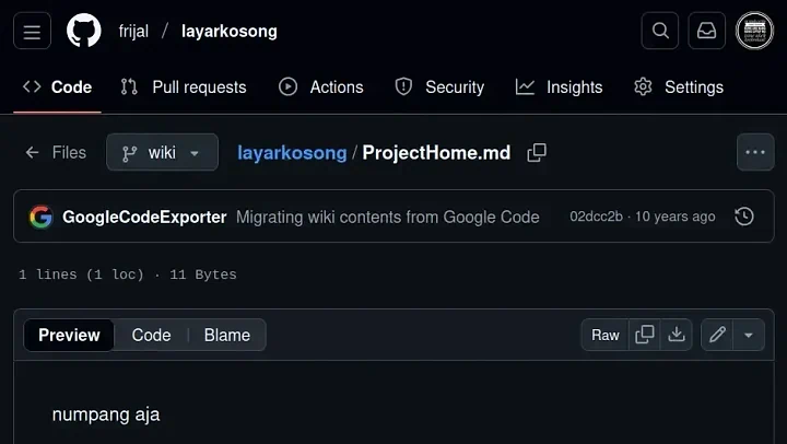 Misteri GoogleCodeExporter: Jejak Migrasi Wiki Google Code