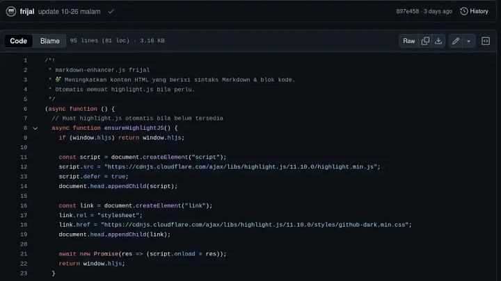 Bedah Skrip markdown.js: Tingkatkan Markdown & Kode di HTML