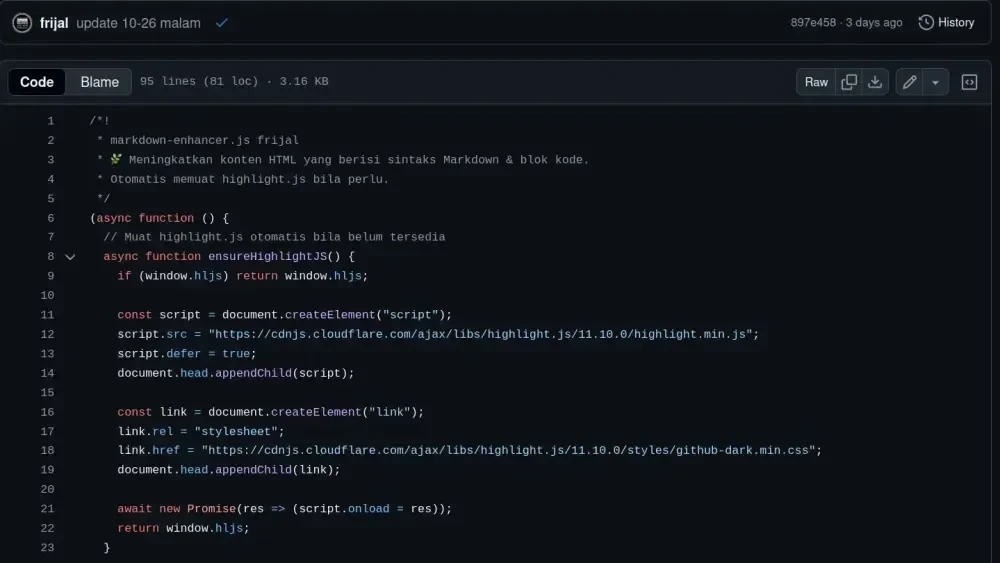 Bedah Skrip markdown.js: Tingkatkan Markdown & Kode di HTML