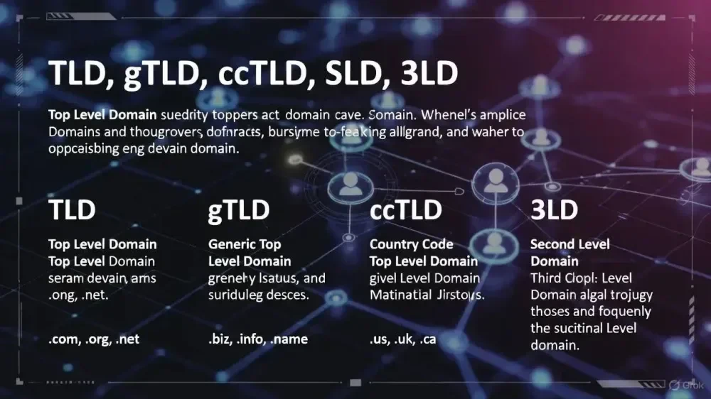 Jenis Domain: TLD, gTLD, ccTLD, SLD, dan 3LD