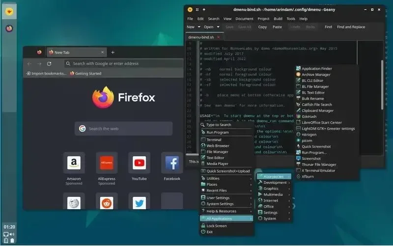 BunsenLabs Boron screenshot 2