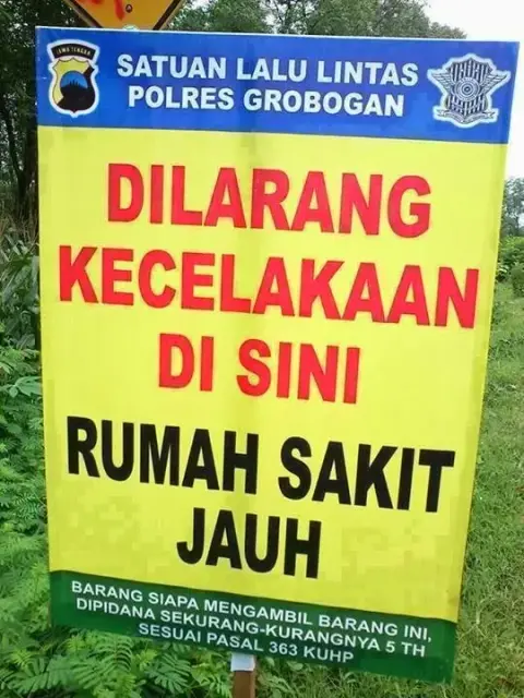 Ide Kreatif Satlantas Grobogan Edukasi Para Pengendara