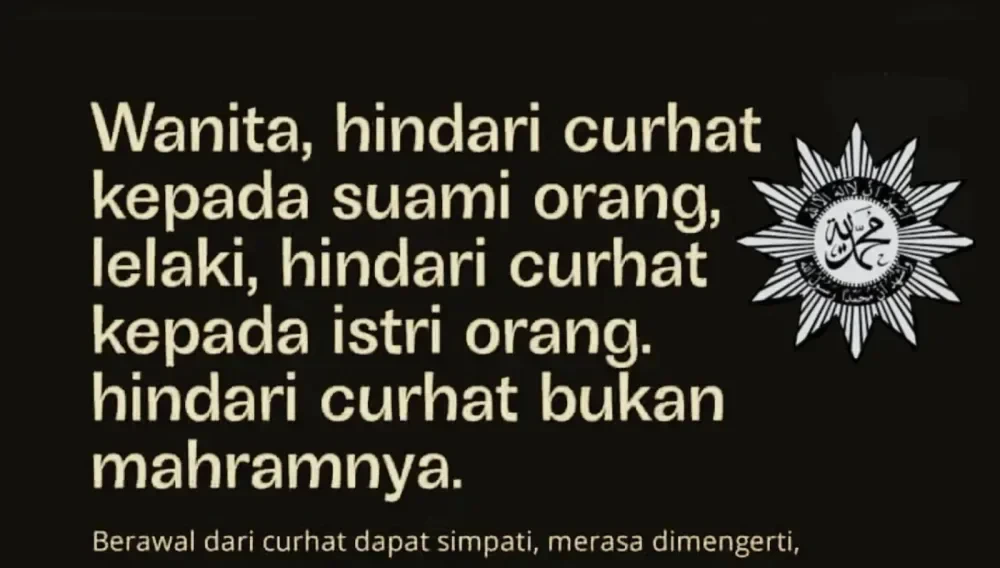 Ilustrasi orang ketiga yang merusak hubungan suami istri, simbol dari perbuatan Takhbib yang dilarang dalam hadits.