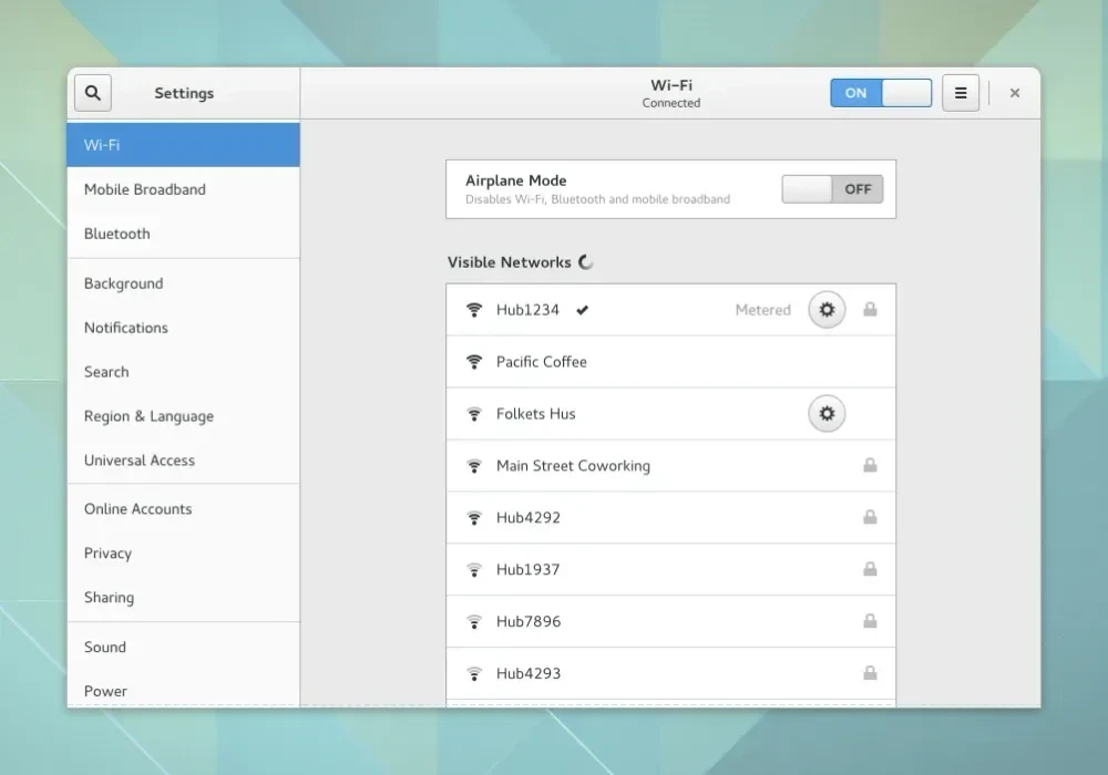 GNOME Settings