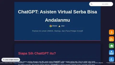 ChatGPT: Asisten Virtual Serbaguna untuk UMKM & Pelajar