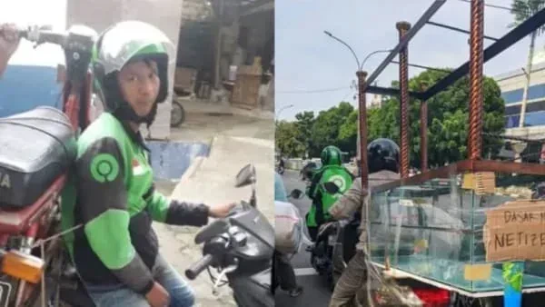Driver ojol di jalan