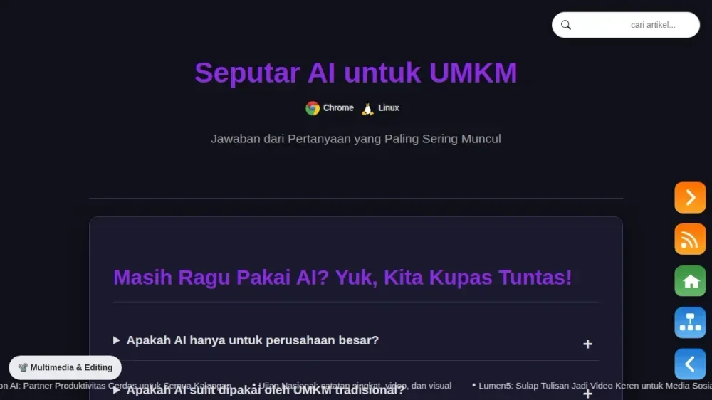 Pertanyaan Umum tentang AI untuk UMKM