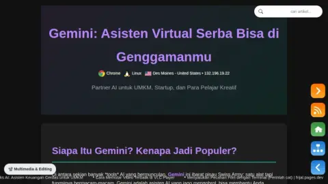 Gemini AI: Asisten Virtual Serbaguna untuk UMKM & Pelajar