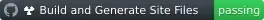Build and Generate Site Files