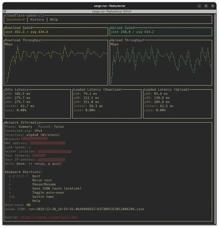 cloudflare-speed-cli: Tool Keren Tes Kecepatan Internet di Terminal. 🚀