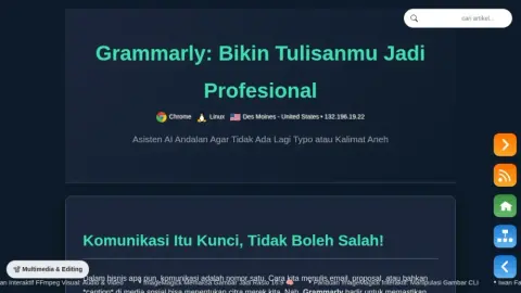 Grammarly: Nulis Keren dan Profesional Pakai Bantuan AI