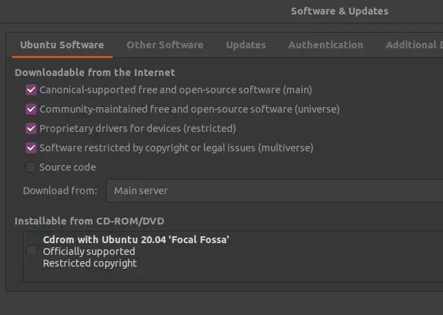 Tab Other Software
