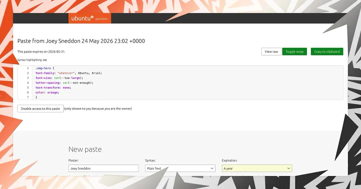 Canonical tutup Ubuntu Pastebin