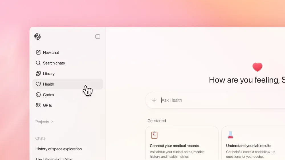 ChatGPT Health Interface