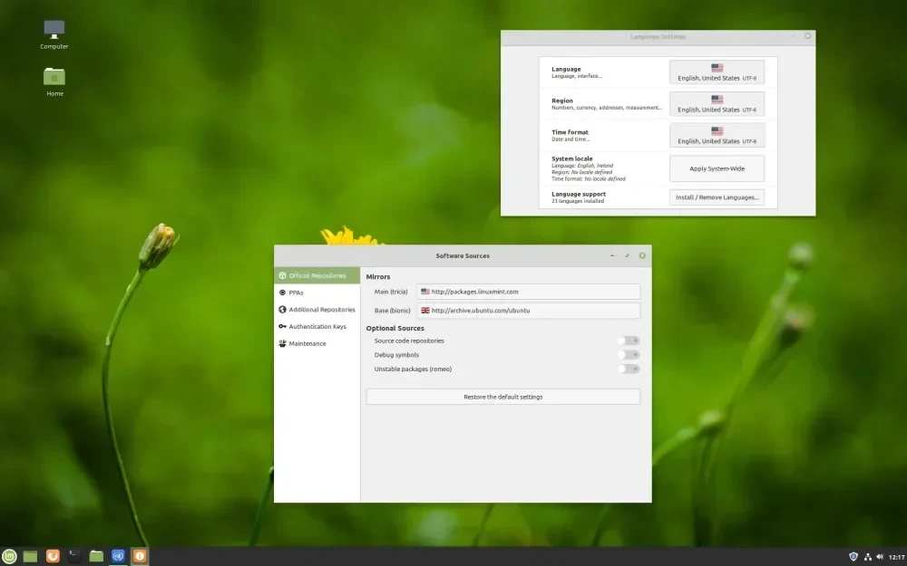Linux Mint Software Center