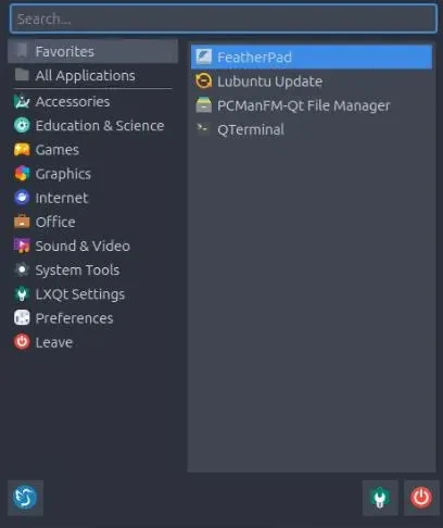 Lubuntu Preferences