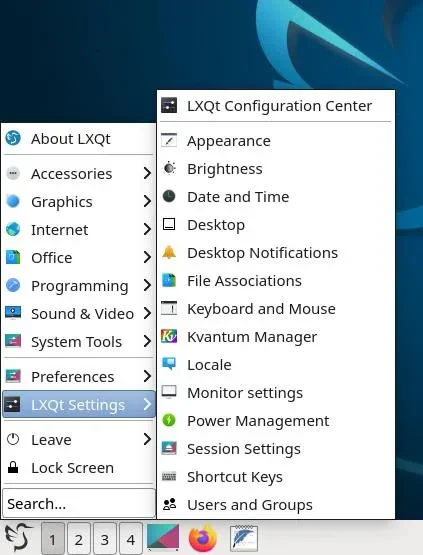 Lubuntu Terminal