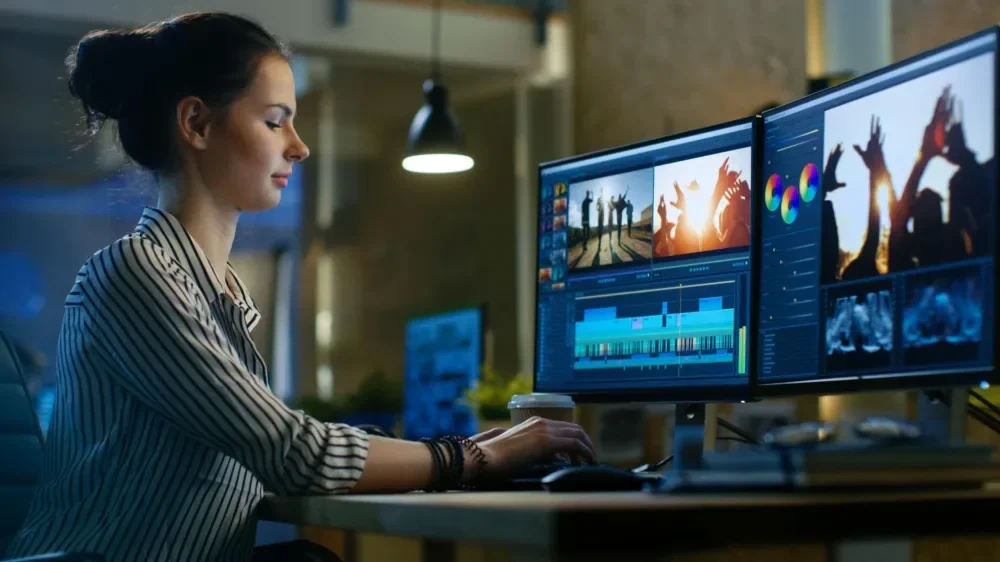 Proses editing video profesional