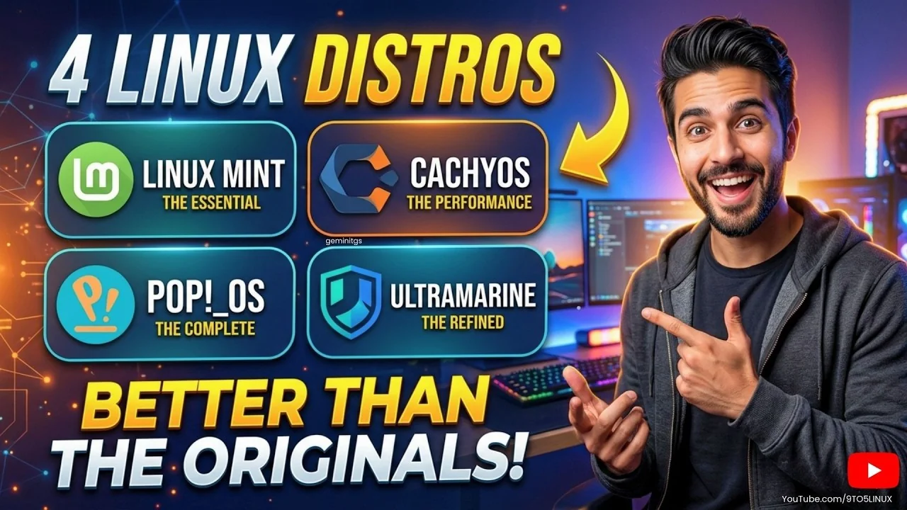 4 Distro Linux Turunan yang Jauh Lebih Mantap dari Aslinya