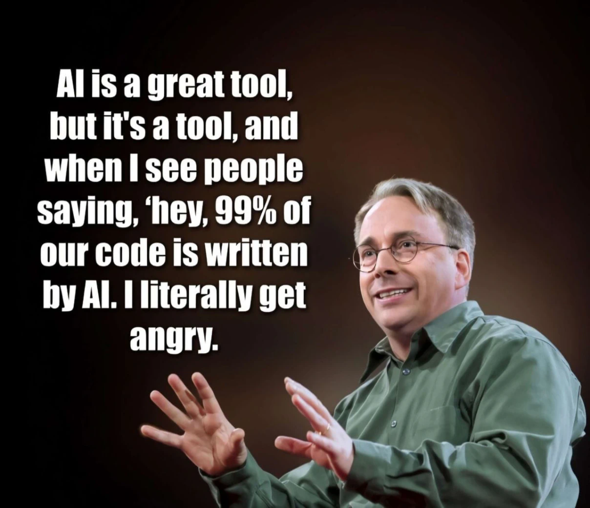 Linus Torvalds memberikan pandangannya tentang AI