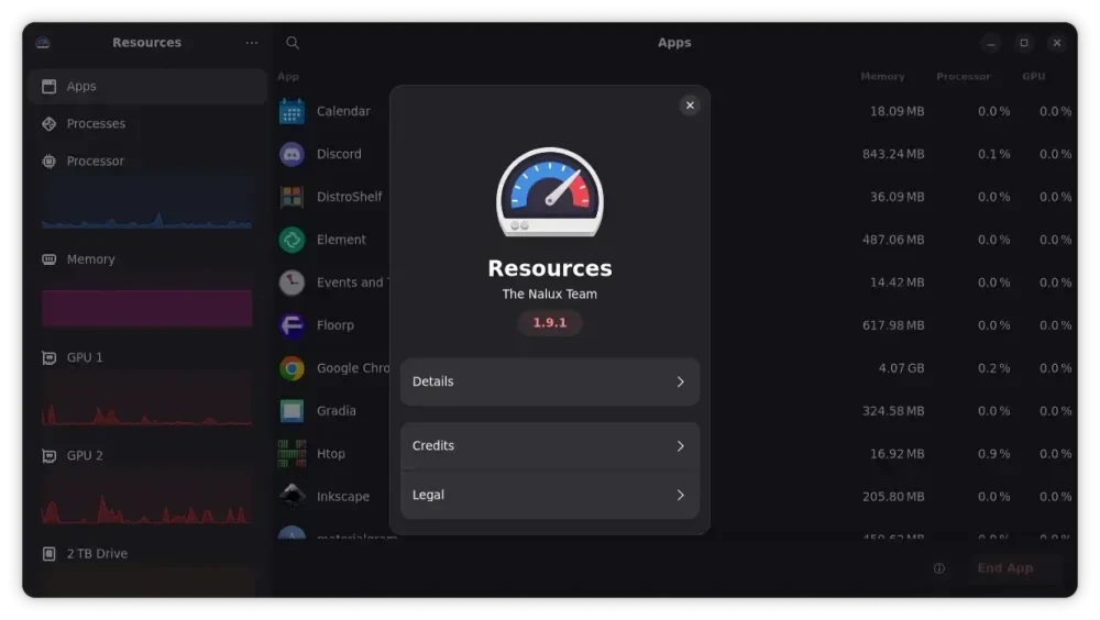 Monitor sistem Resources akan menjadi default baru di Ubuntu 26.04