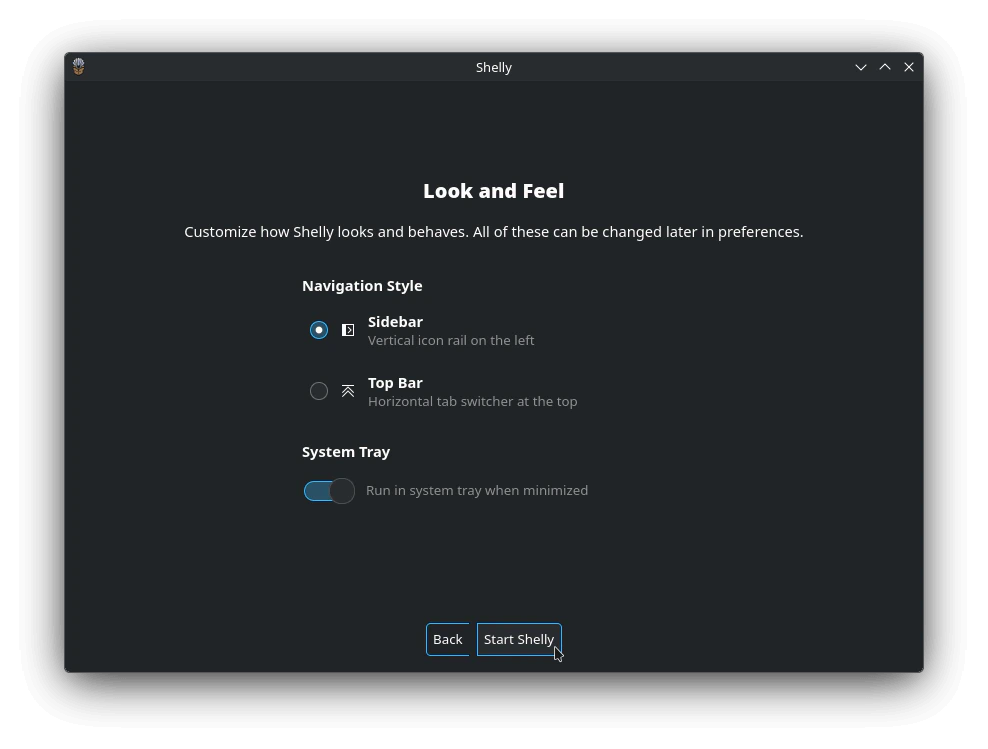 Halaman Utilities Shelly v3 untuk membersihkan cache