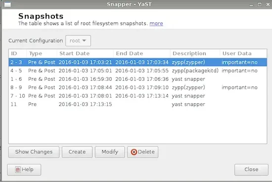 Snapper interface