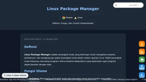 Linux Package Manager: Definisi dan Fungsi