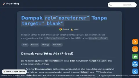 Apa Dampaknya rel="noreferrer" Tanpa target="_blank"