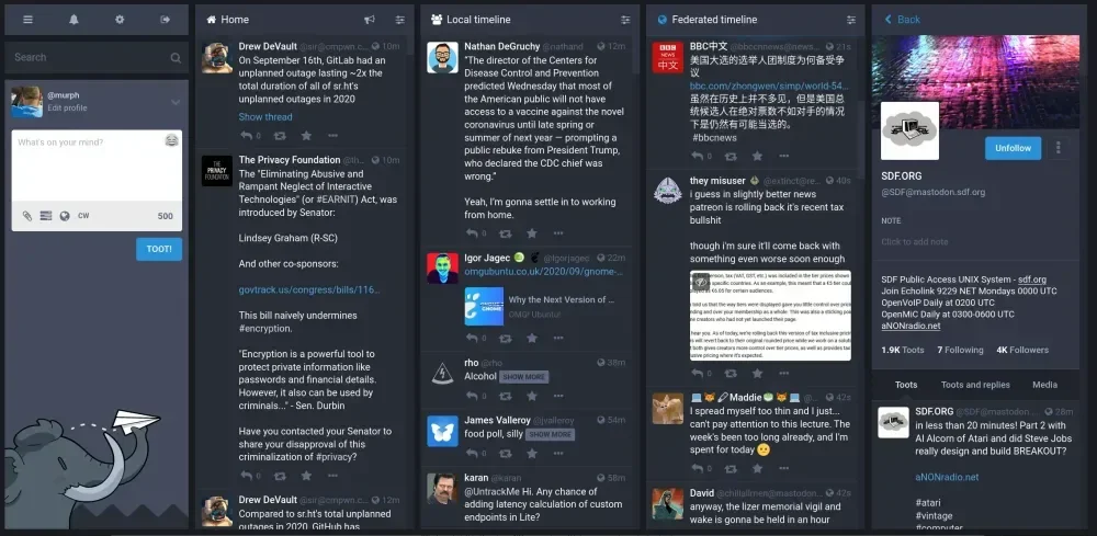 Mastodon Advanced Interface
