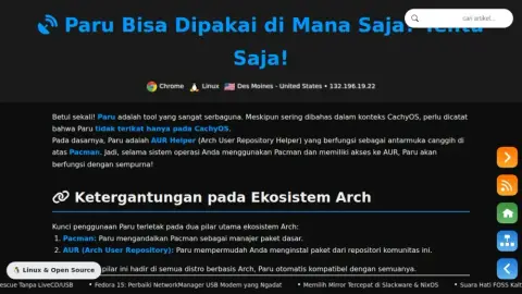 Paru Bukan Hanya Milik CachyOS! AUR Helper Lintas Distro Arch